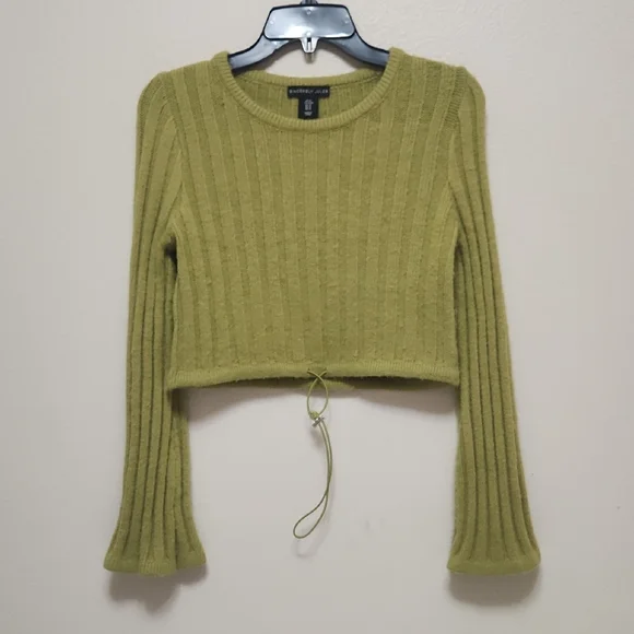 Sincerely Jules Cropped Knit Sweater Women's Med Retro Boho Y2K style - Picture 10 of 10